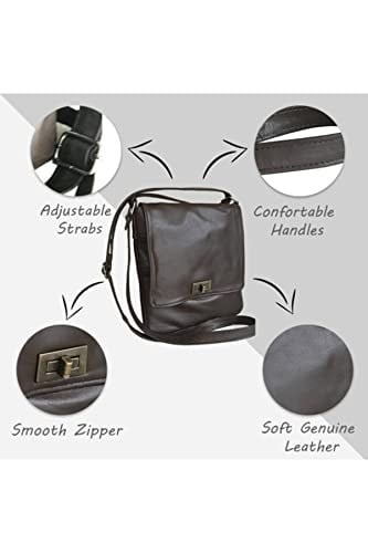 Bag Ard Unisex Gerçek Hakiki Deri Postacı Çantası 2434093292079