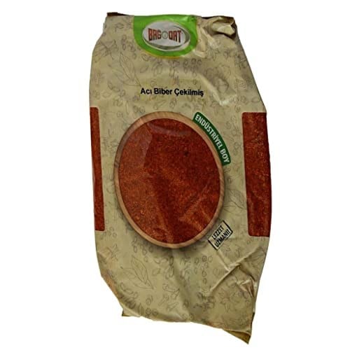 Bağdat Baharat Bağdat Pul Biber Çok Acı Biber Zehir Acı Bütün Biber Çekilmiş 1000 Gr Paket