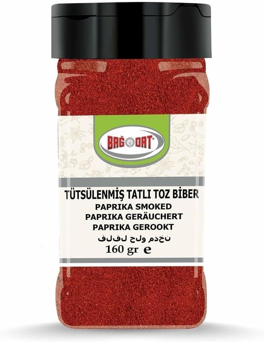 Bağdat Tütsülenmiş Tatlı Kırmızı Toz Biber 160 Gr.
