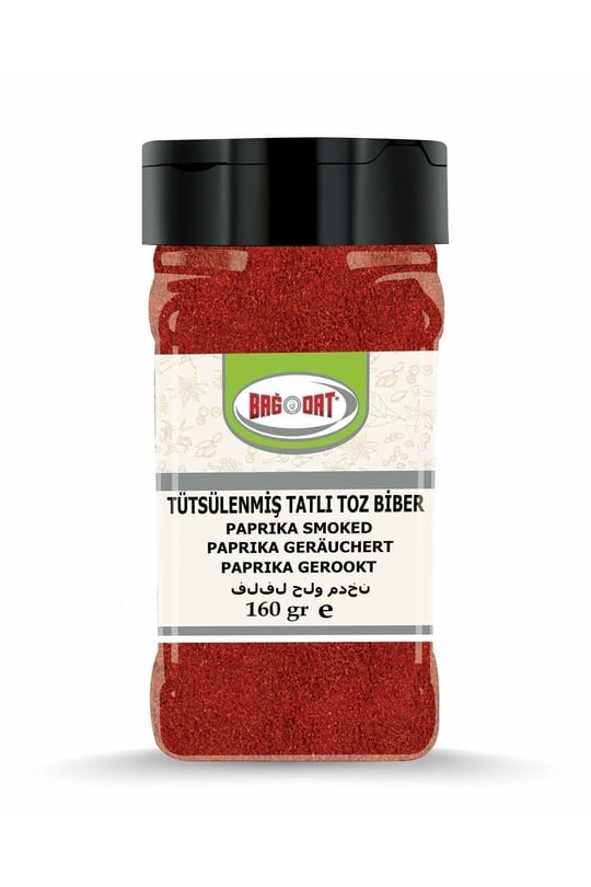 Bağdat Tütsülenmiş Tatlı Kırmızı Toz Biber 160 Gr.