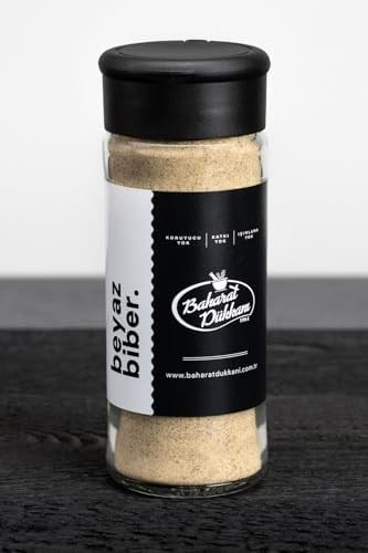 Baharat Dükkanı Beyaz Biber (öğütülmüş) 60gr (cam)