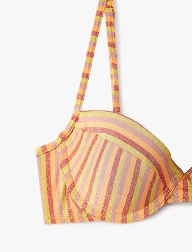 Balenli Bikini Üstü Kaplı Simli
