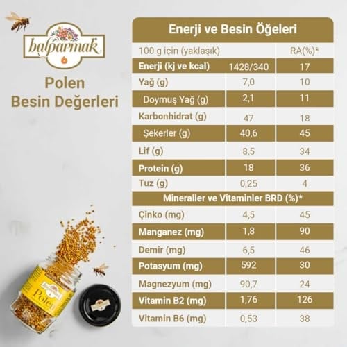 Balparmak Doğal Arı Poleni 100 g