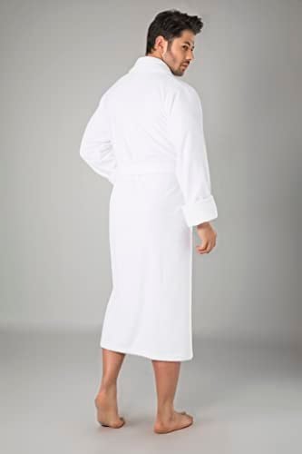Bambo cotton Erkek Bornozu Beyaz 3XL