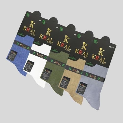 Bambu Erkek Çorap Klasik Soket Düz Uzun Yazlık Dikişsiz 5li Kutulu Premium Set Yeni Trend 40-44