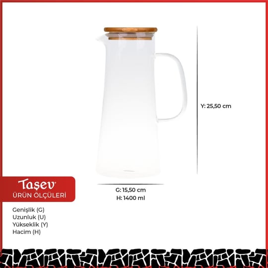 Bambum Rahi Sürahi 1400 Ml
