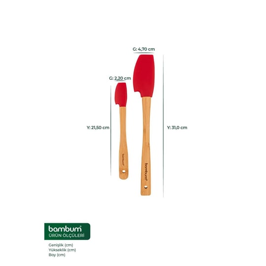 Bambum Zolly - 2’li Spatula Seti
