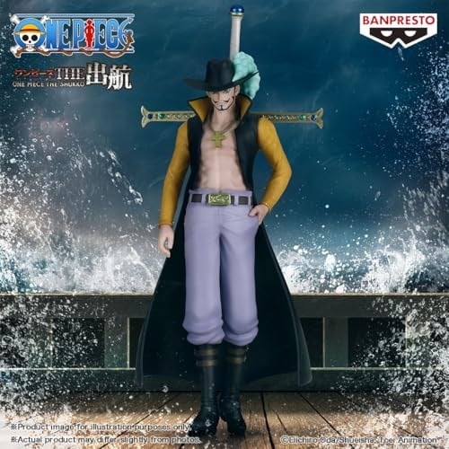 Bandai Banpresto One Piece The Shukko Dracule Mihawk Figürü