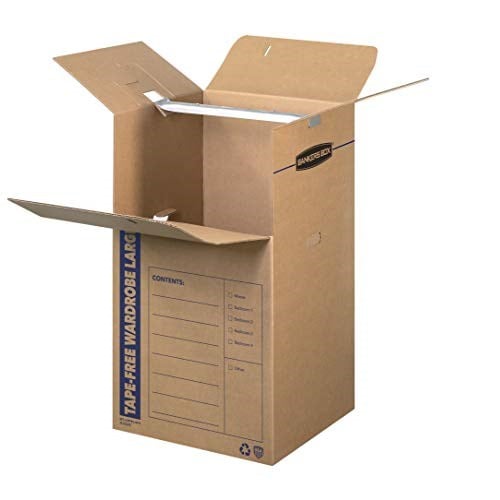 BANKERS BOX SmoothMove 7710501 dolap kutusu, yapışkansız, büyük, 3 adet