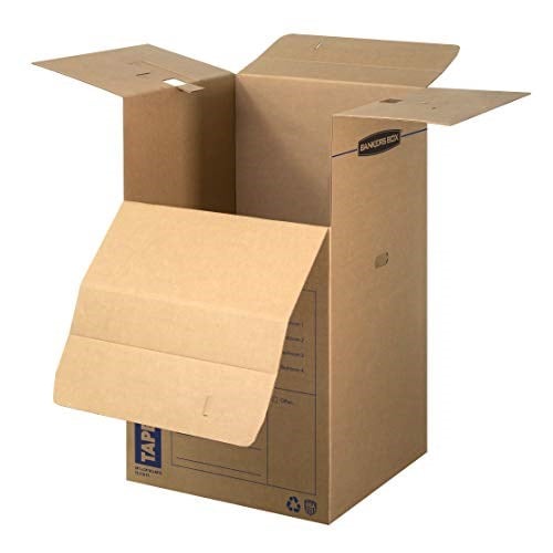 BANKERS BOX SmoothMove 7710501 dolap kutusu, yapışkansız, büyük, 3 adet