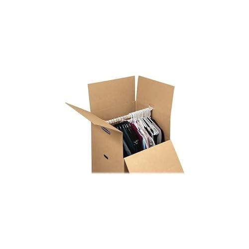 Bankers Box SmoothMove Gardırop Taşıma Kutuları, Kısa, 50 x 50 x 94 cm, 3lü Paket (7710902)