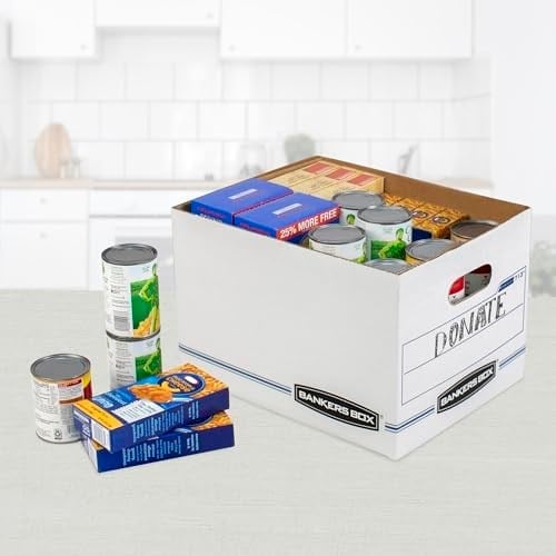 Bankers Box STOR/Evrak Kutuları, Standart Düzenleme, Kaldırma Kapağı, Mektup/Legal, 30 Adet (0071304)