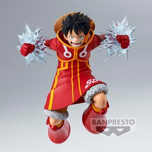 Banpresto One Piece Heykeli Maymun D Luffy Egghead Savaş Kayıt Koleksiyonu - Çok Renkli - 14 cm