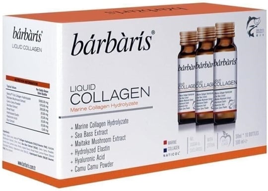 barbaris Liquid Balık Collagen Cam Şişe (10 x 50 ml)