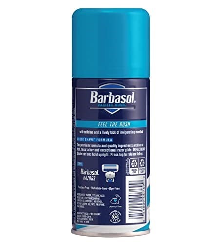 Barbasol Pasific Rush Kafein ve Mentollü Canlandırıcı Tıraş Köpüğü 198GR