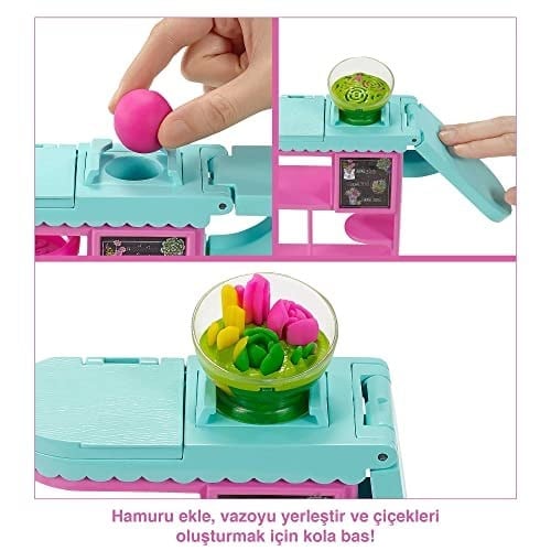 Barbie Çiçekçi Bebek ve Oyun Seti, 3 yaş ve üzeri, GTN58