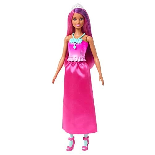 Barbie™ Dreamtopia Bebek ve Aksesuarlar Barbie Bebek ve evcil hayvanları, kıyafetli bebek, deniz kızı kuyruğu ve etek HLC28 - Seçenekler: Deniz kızı bebek (pembe saç)...