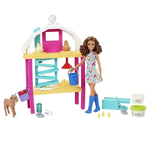 Barbie Eğlenceli Çiftlik Hayatı Oyun Seti, 4 yaş ve üzeri, HGY88