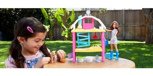 Barbie Eğlenceli Çiftlik Hayatı Oyun Seti, 4 yaş ve üzeri, HGY88