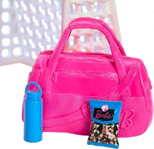 Barbie kariyer bebekleri ve 15 aksesuar, Barbie Brooklyn ile sarı saçlı ve minyon bebek, 2 kale, 2 top ve daha fazlasıyla Futbolcu Bebekler oyun seti, HRG88