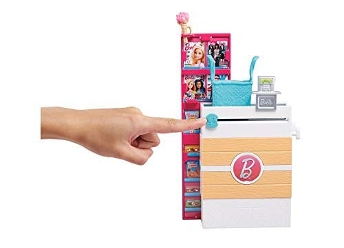 Barbie Süpermarkette Oyun Seti, Alışveriş Sepeti ve 25ten Fazla Aksesuar Dahil FRP01
