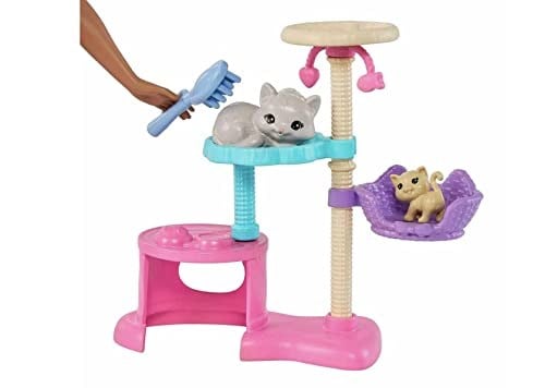 Barbie ve Yavru Kedileri Oyun Seti, 3 yaş ve üzeri, HHB70