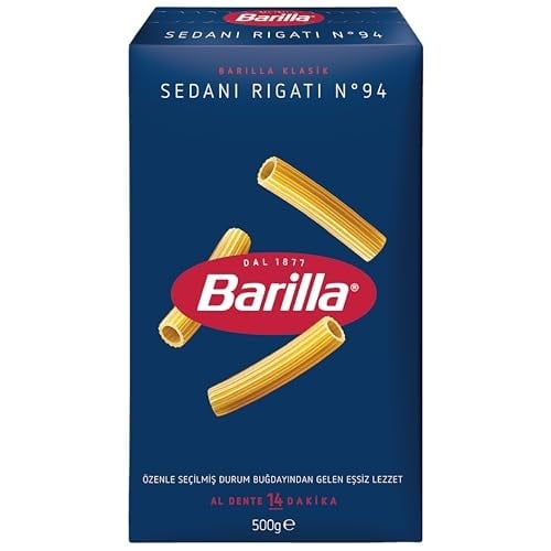 Barilla İnce Uzun (Sedani Rigati) Makarna 500 g.