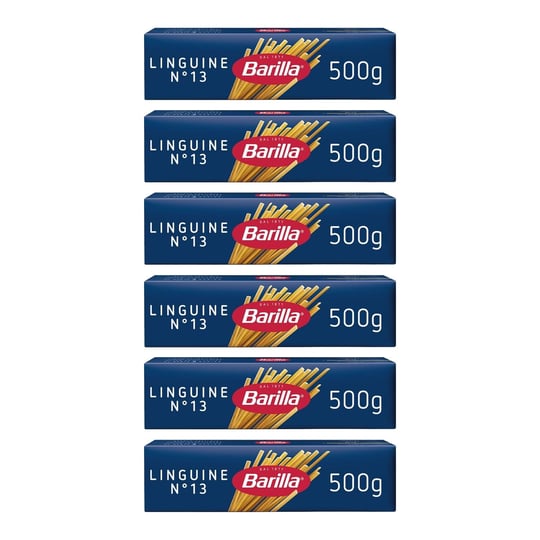Barilla Linguine Yassı Spagetti, 500 G, 6lı Paket