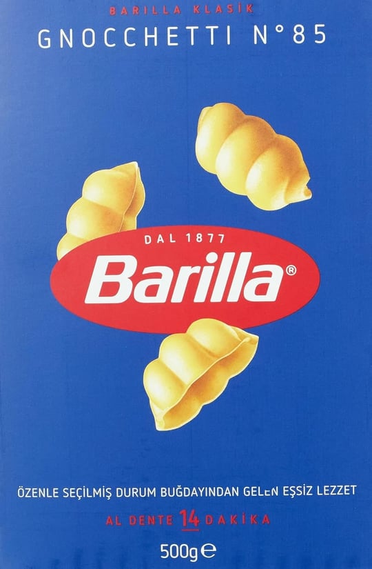 Barilla Penne Rigate (Kalem) Makarna 500 g. X 9