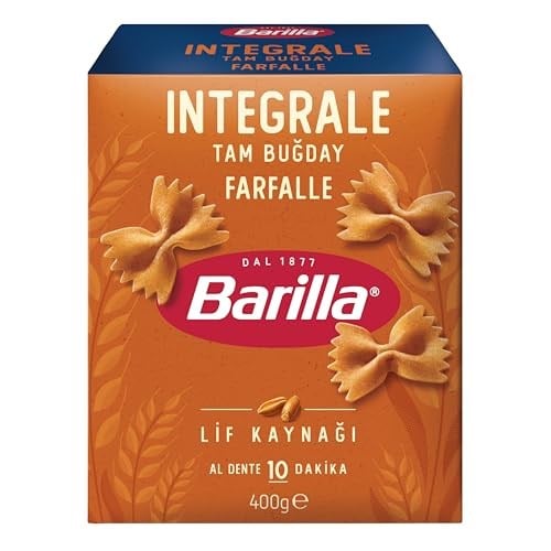 Barilla Tam Buğday Kelebek Makarna (Integrale Farfalle) 400 g.