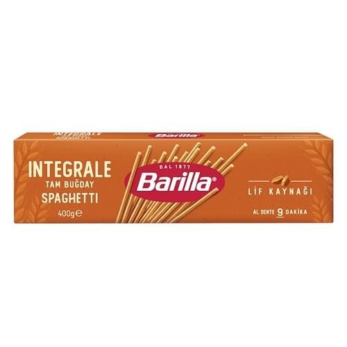 Barilla Tam Buğday Spagetti (Integrale Spaghetti) Makarna No.5 400 g.