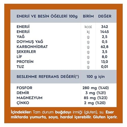 Barilla Tam Buğday Spagetti (Integrale Spaghetti) Makarna No.5 400 g.