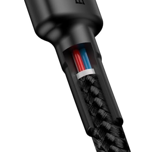 Baseus Cafule, 3.0 A USB-C & USB-C Şarj & Data Aktarımı Kablosu, Flash/Hızlı Şarj, 1 Metre, Gri/Siyah, CATKLF-GG1