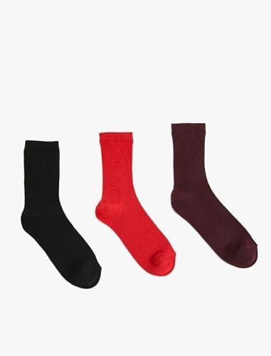 Basic 3lü Soket Çorap Seti Çok Renkli