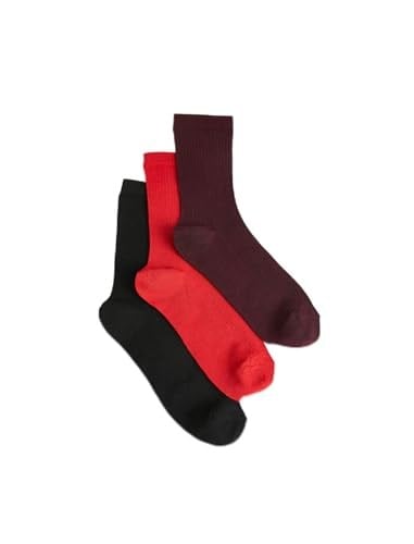 Basic 3lü Soket Çorap Seti Çok Renkli