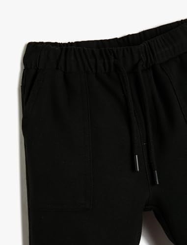 Basic Jogger Kargo Pantolon Beli Bağlamalı Cepli