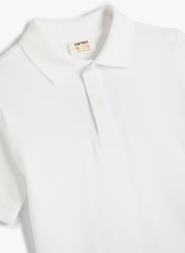 Basic Polo Yaka Tişört Kısa Kollu Pamuklu