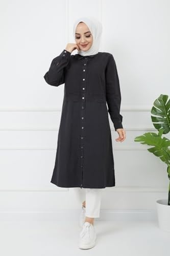 Baskı Detaylı Tunik- Açık Mavi