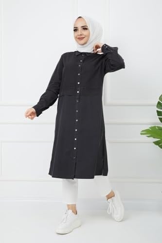 Baskı Detaylı Tunik- Açık Mavi
