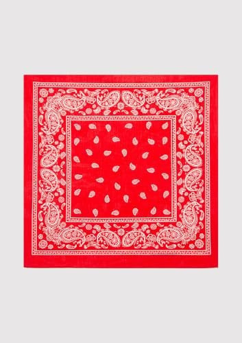 Baskılı Kırmızı Bandana 1911810-82580