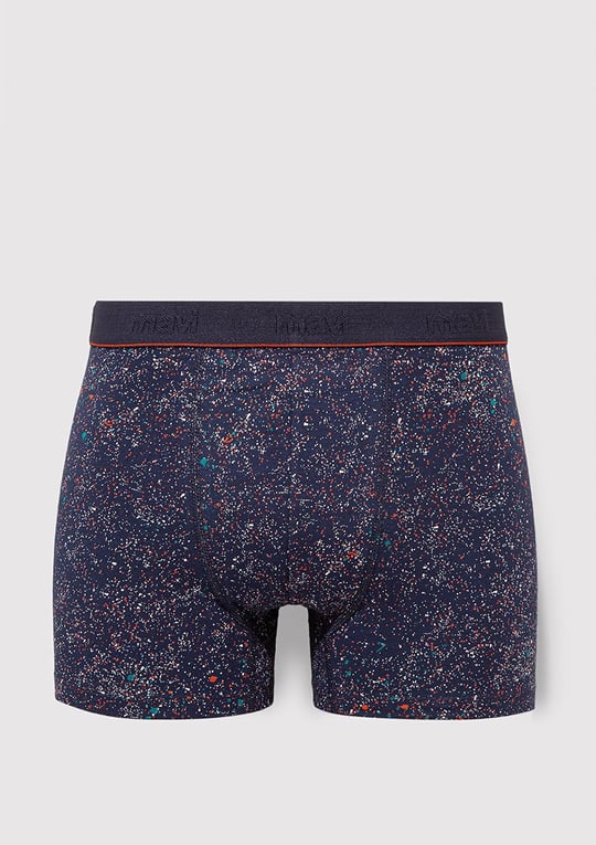 Baskılı Lacivert Boxer 091280-28417