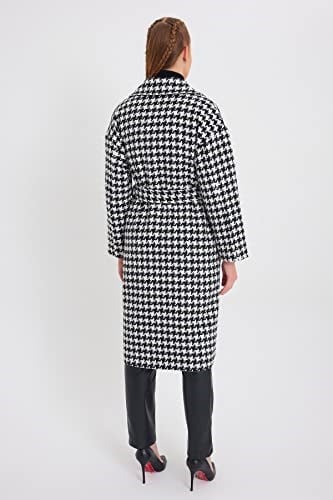Batik A6189 Kazayağı Desenli Kaban