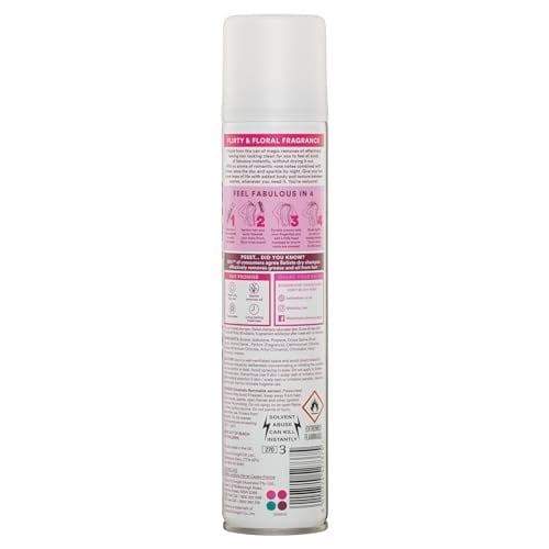Batiste Kuru Şampuan Allık 200ml, Çiçek ve Seksi Kokulu, Yıkama Arasında Saçları Yenilemek İçin Durulama Spreyi İçermeyen (Ambalaj Değişebilir)