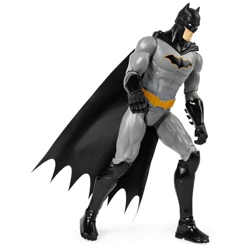 Batman S1 aksiyon figürü, 30 cm boyunda, heyecan verici maceralar ve aksiyon dolu numaralar için tam hareketli, 4 yaşından büyük çocuklar için oyuncak, orijinal çizgi roman tasarımı