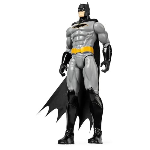 Batman S1 aksiyon figürü, 30 cm boyunda, heyecan verici maceralar ve aksiyon dolu numaralar için tam hareketli, 4 yaşından büyük çocuklar için oyuncak, orijinal çizgi roman tasarımı