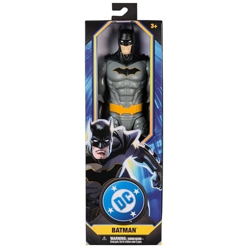 Batman S1 aksiyon figürü, 30 cm boyunda, heyecan verici maceralar ve aksiyon dolu numaralar için tam hareketli, 4 yaşından büyük çocuklar için oyuncak, orijinal çizgi roman tasarımı