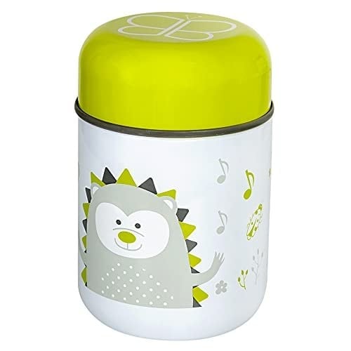 Bblüv B0122L – Foöd – Paslanmaz çelik termos, 300 ml, kase ve kaşık dahil, misket limonu, üniseks