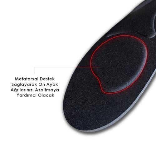 BC04 | Yumuşak Memory Foam Ayakkabı Tabanı, Ekstra Konfor Ve Darbe Emici Rahat Iç Tabanlık (40-45)