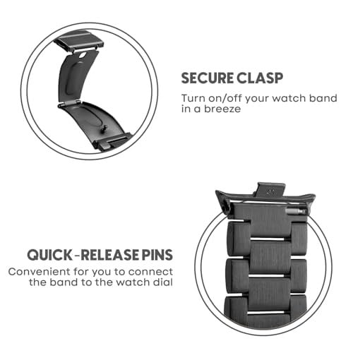 BDIG Bileklik XiaomiRedmi Watch 4 ile uyumlu, birinci sınıf paslanmaz çelik metal ayarlanabilir yedek kayış, kadın/erkek için