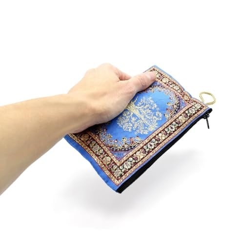 BDM - Monedero turco de tela con cremallera, árbol de la vida. - Modelo 9